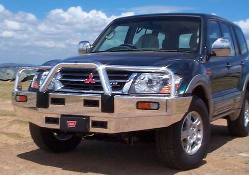 2004 mitsubishi pajero bullbar