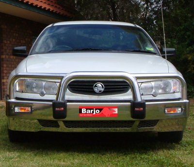 vz commodore bull bar